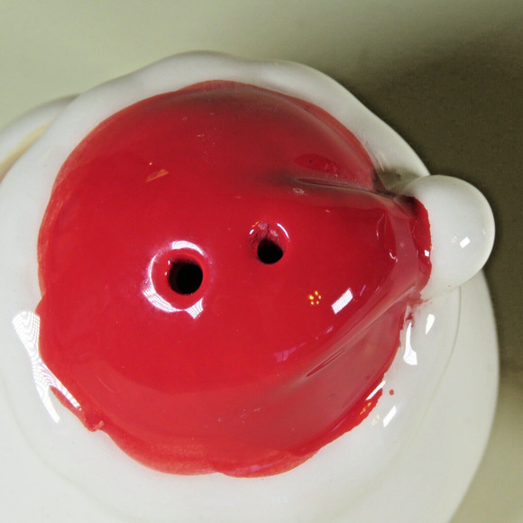 Christmas Santa Claus Salt Pepper Shakers 2.5" Red and White Holiday Table Décor - Picture 8 of 10